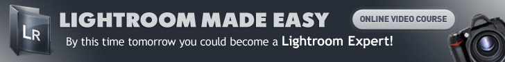 lightroom photo editing program online course Lightroom Made Easy banner ad