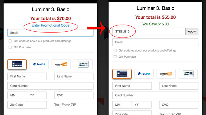 luminar ai promotional code luminar ai promotional code